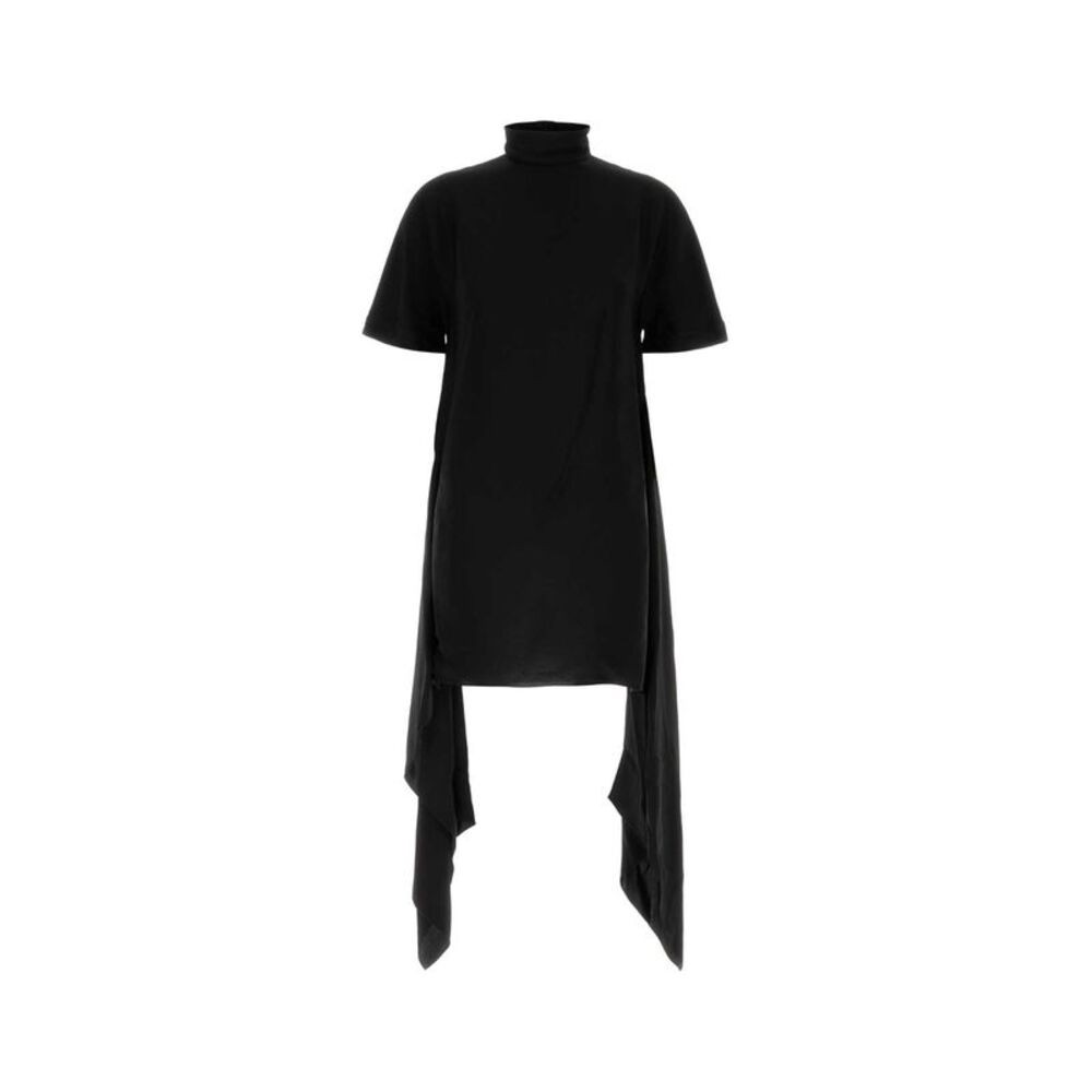 Alaia Women Black Jersey Mini Dress